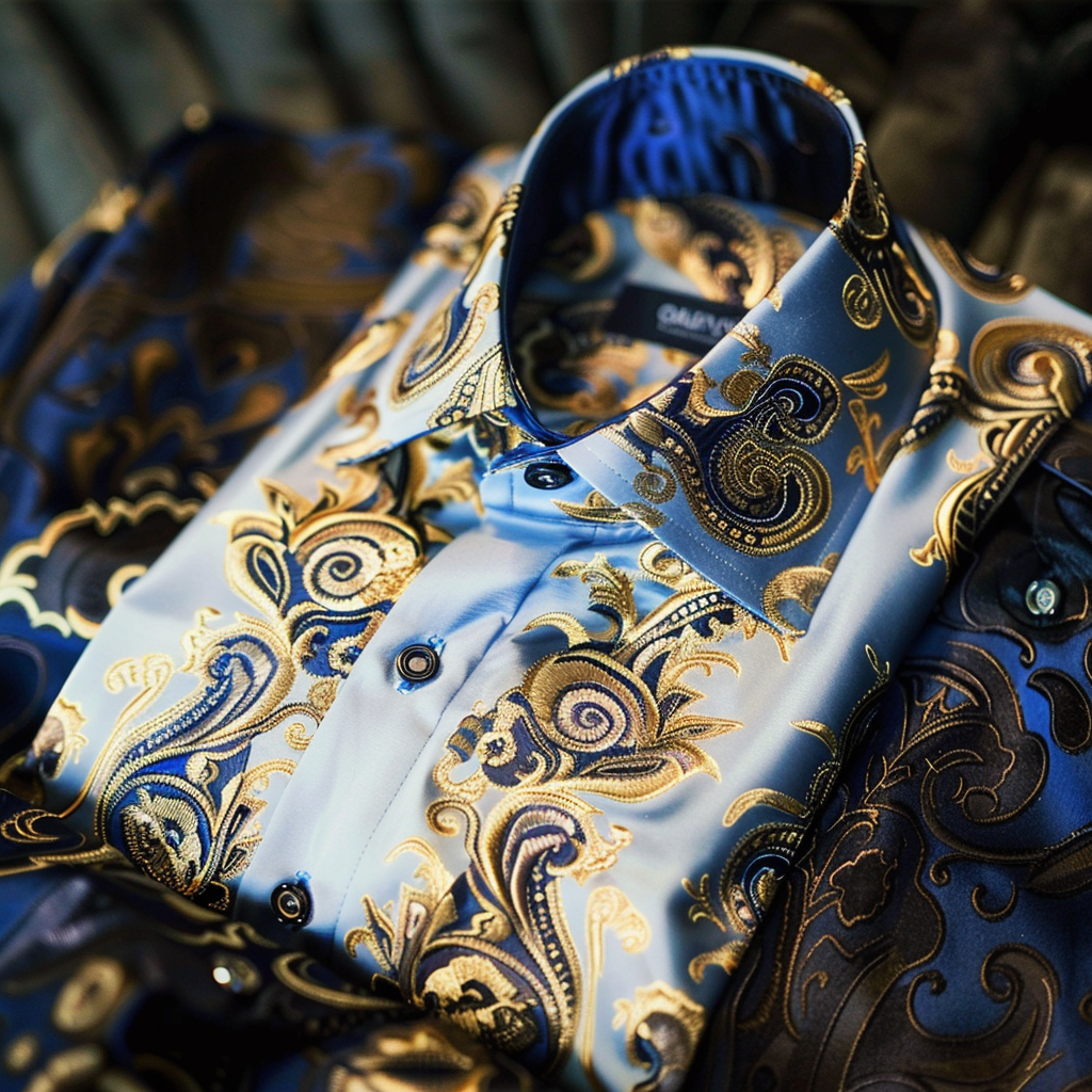 Best Unique Luxe Collection Effortless chic Shirt High Elasticity men's printed shirt