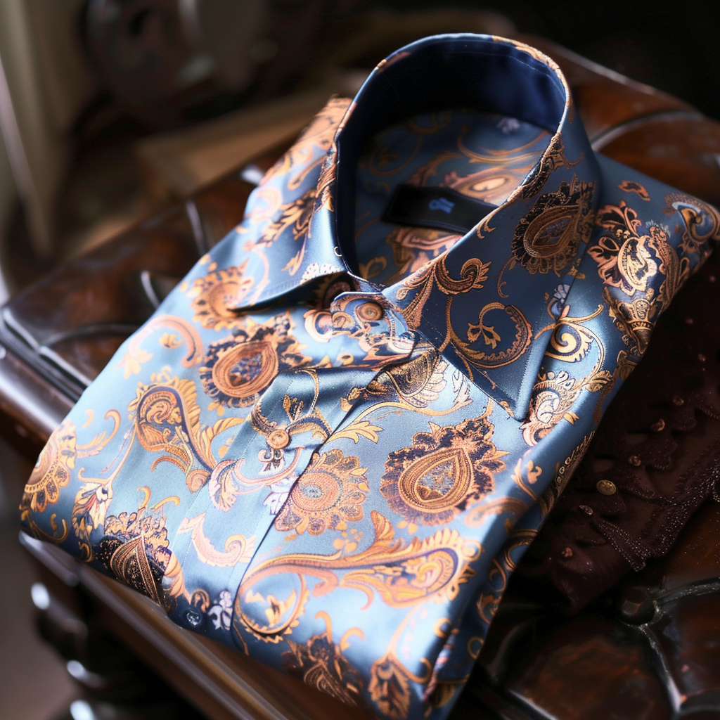 Best Unique Luxe Collection Effortless chic Shirt High Elasticity men's printed shirt