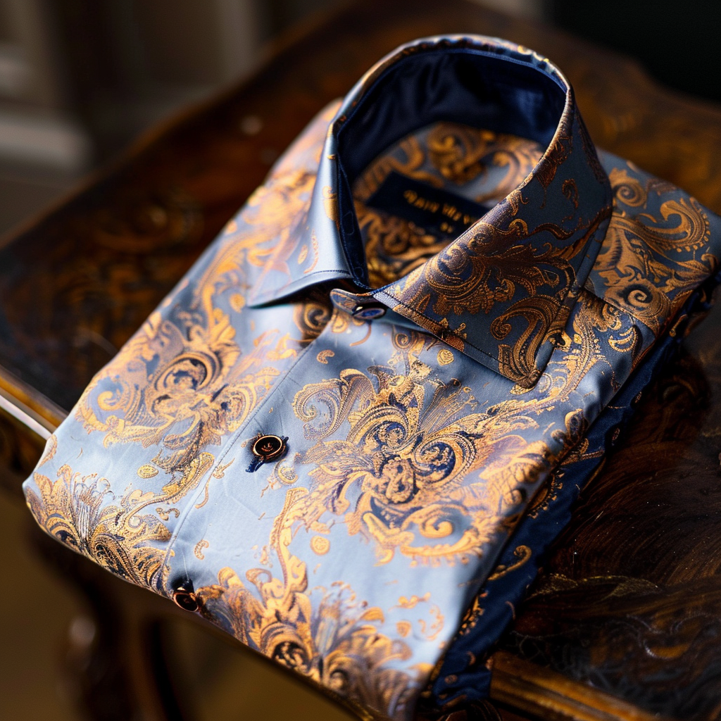 Best Unique Luxe Collection Effortless chic Shirt High Elasticity men's printed shirt