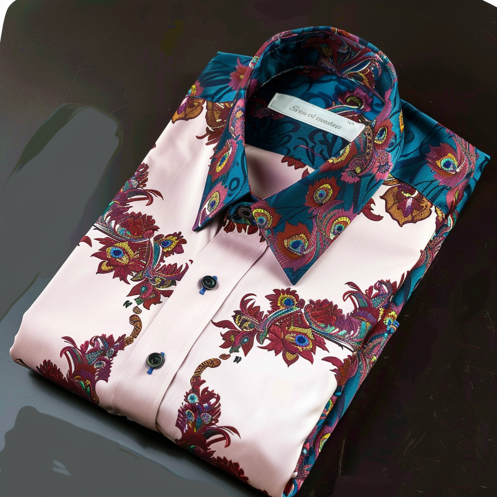 Best Unique Luxe Collection Effortless chic Shirt High Elasticity men's printed shirt