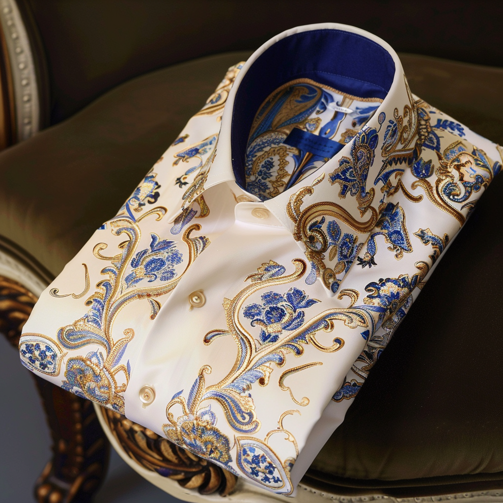 Best Unique Luxe Collection Effortless chic Shirt High Elasticity men's printed shirt