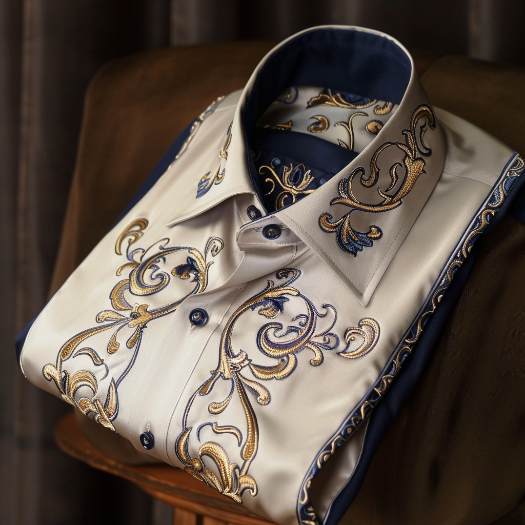 Best Unique Luxe Collection Effortless chic Shirt High Elasticity men's printed shirt