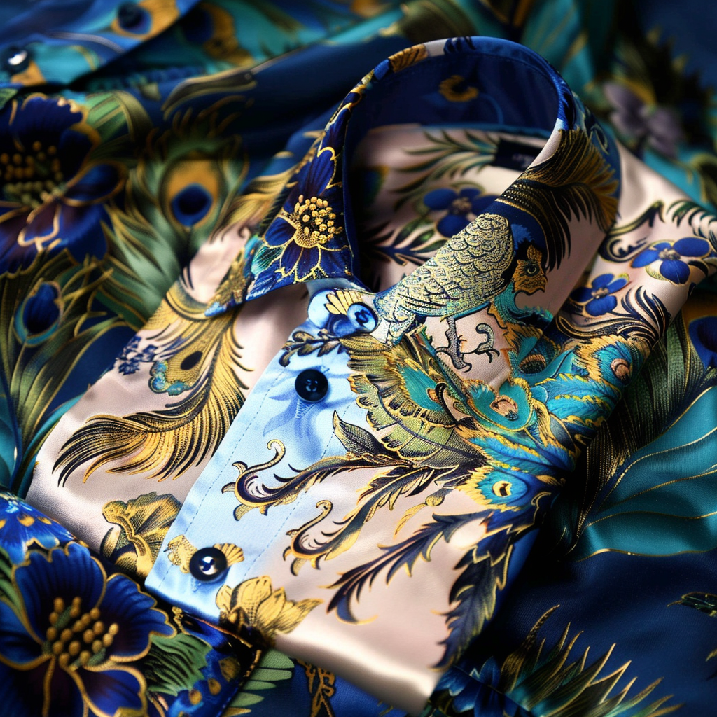 Best Unique Luxe Collection Effortless chic Shirt High Elasticity men's printed shirt