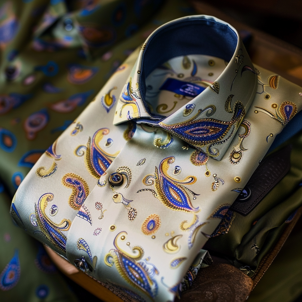 Best Unique Luxe Collection Effortless chic Shirt High Elasticity men's printed shirt