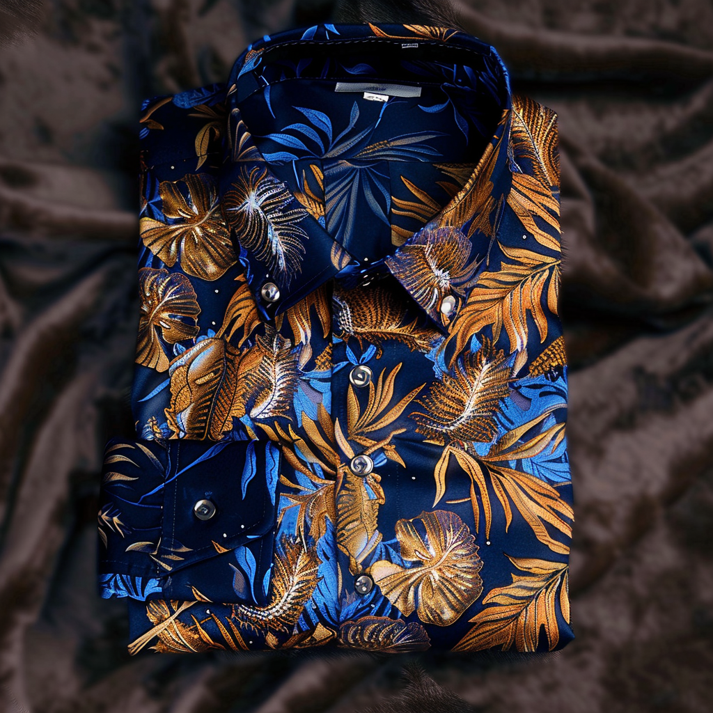 Best Unique Luxe Collection Effortless chic Shirt High Elasticity men's printed shirt