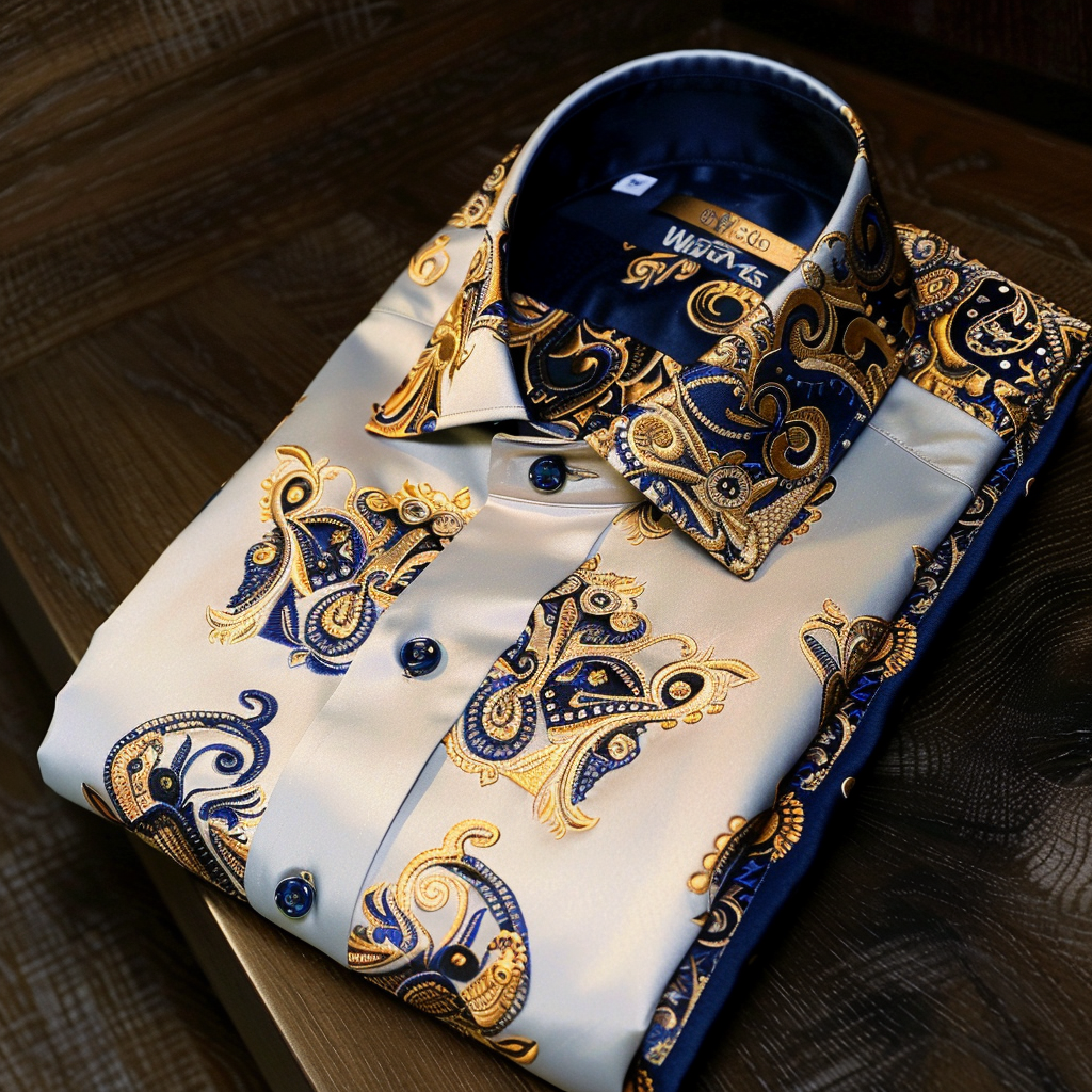 Best Unique Luxe Collection Effortless chic Shirt High Elasticity men's printed shirt