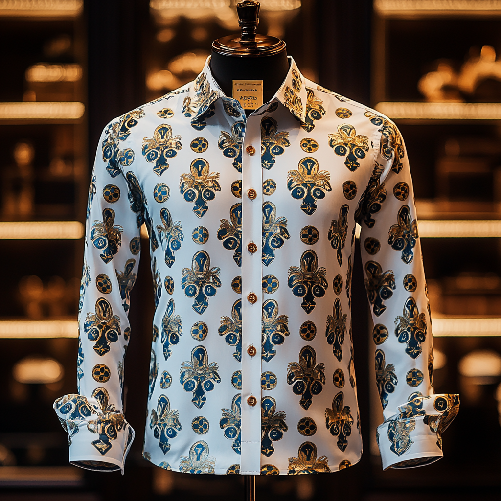 Silk Luxury Business VIP Exclusive Designer unique Luxe Collection long Shirt High Elasticity
