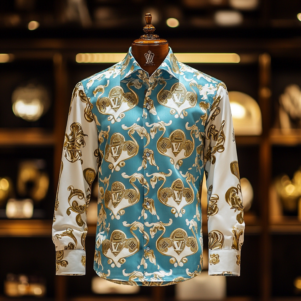 Silk Luxury Business VIP Exclusive Designer unique Luxe Collection long Shirt High Elasticity