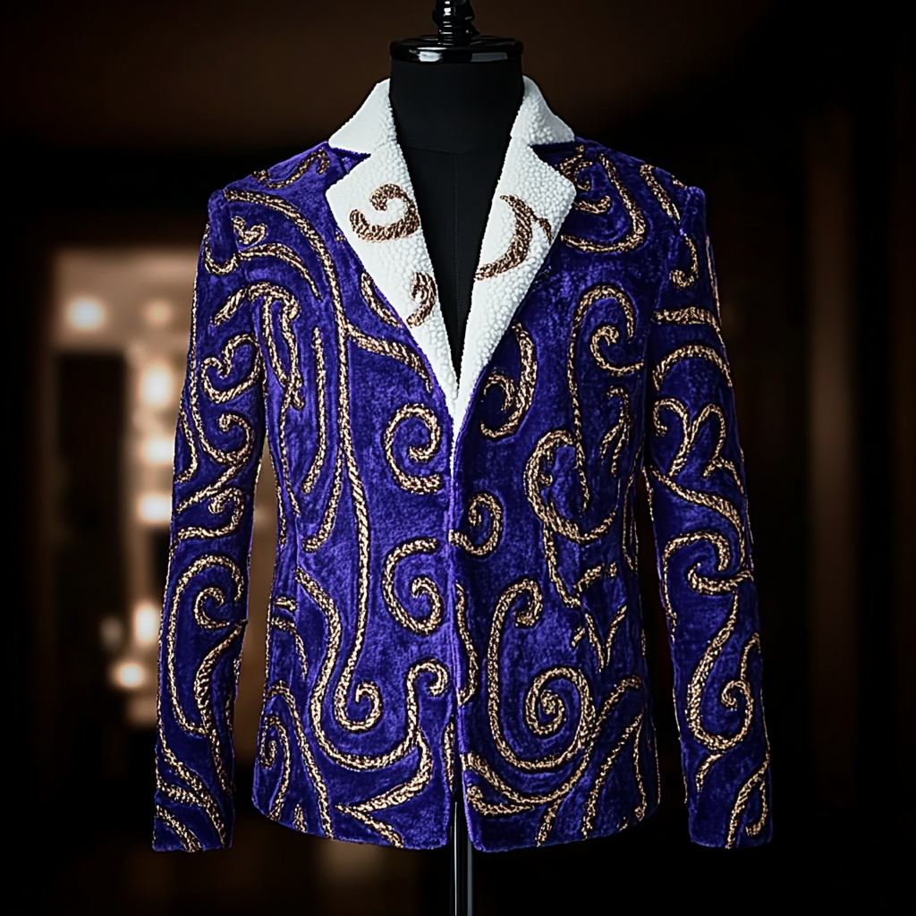 Unique embroidery business gentleman casual Men's Luxury Business Casual Fashion Blazer Suit Coat Jacket