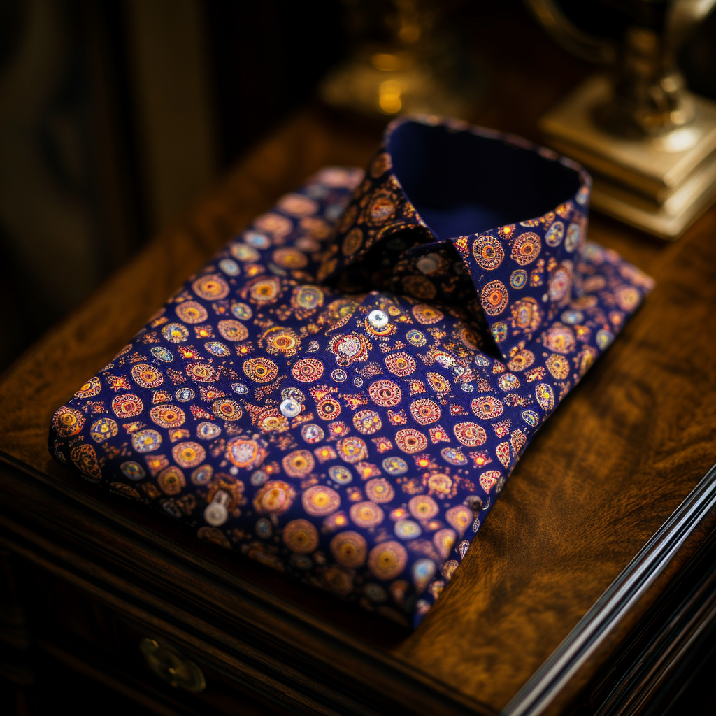 Best Unique Luxe Collection Effortless chic Shirt High Elasticity men's printed shirt