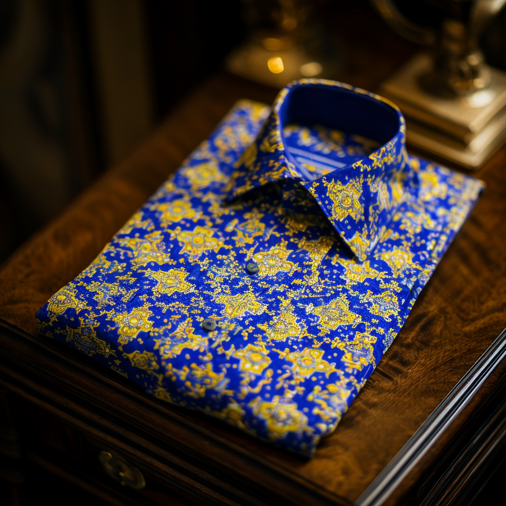 Best Unique Luxe Collection Effortless chic Shirt High Elasticity men's printed shirt