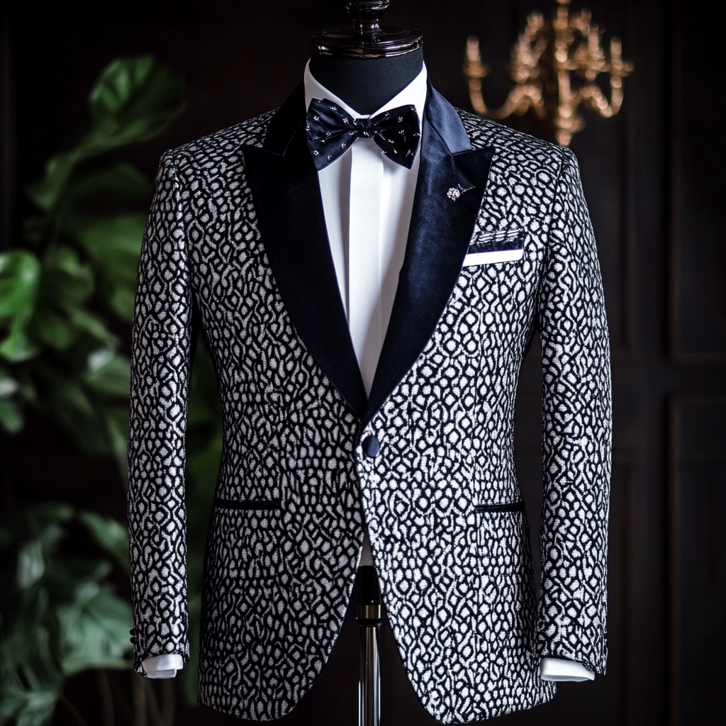Unique embroidery business gentleman casual Men's Luxury Business Casual Fashion Blazer Suit Coat Jacket