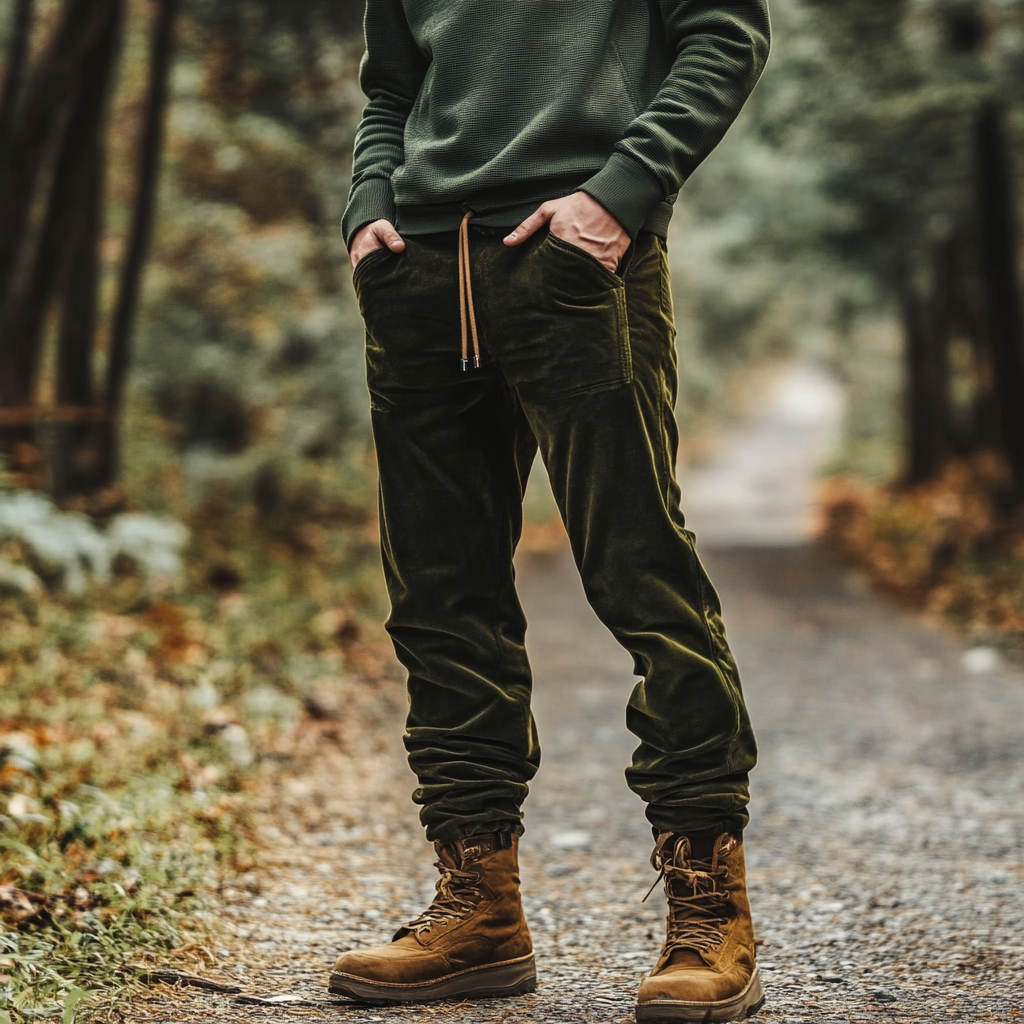 Men's Velvet Tactical Style Outdoor Pants
