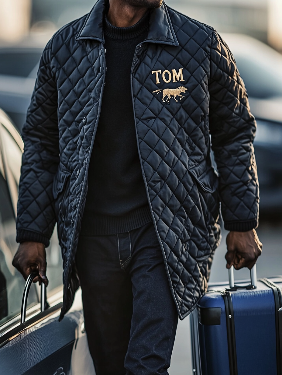 Men's Fashionable Design Leather Velvet Warm Design Jacket