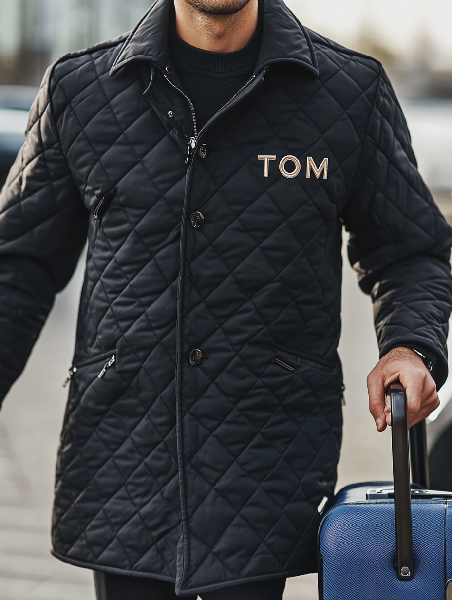 Men's Fashionable Design Leather Velvet Warm Design Jacket