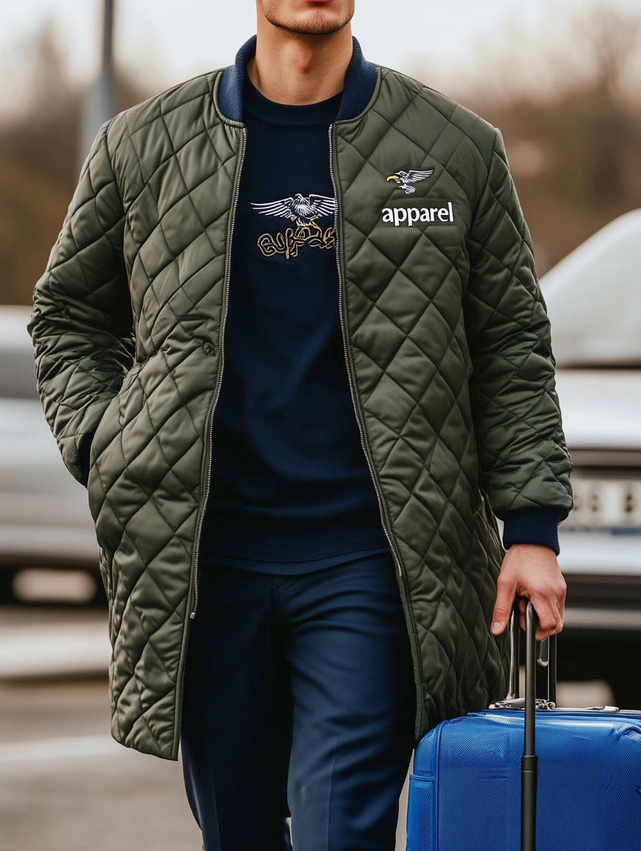 Men's Fashionable Design Leather Velvet Warm Design Jacket