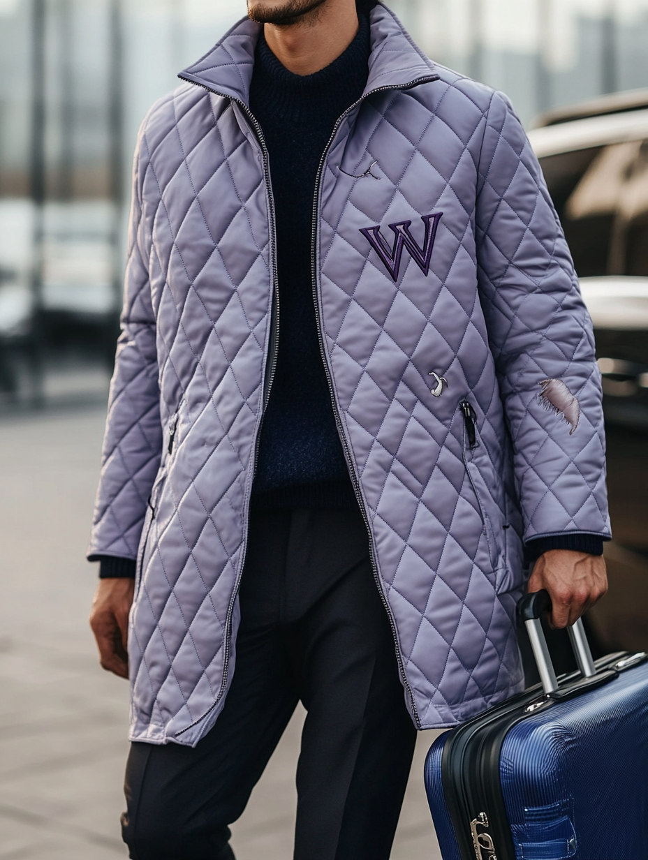 Men's Fashionable Design Leather Velvet Warm Design Jacket