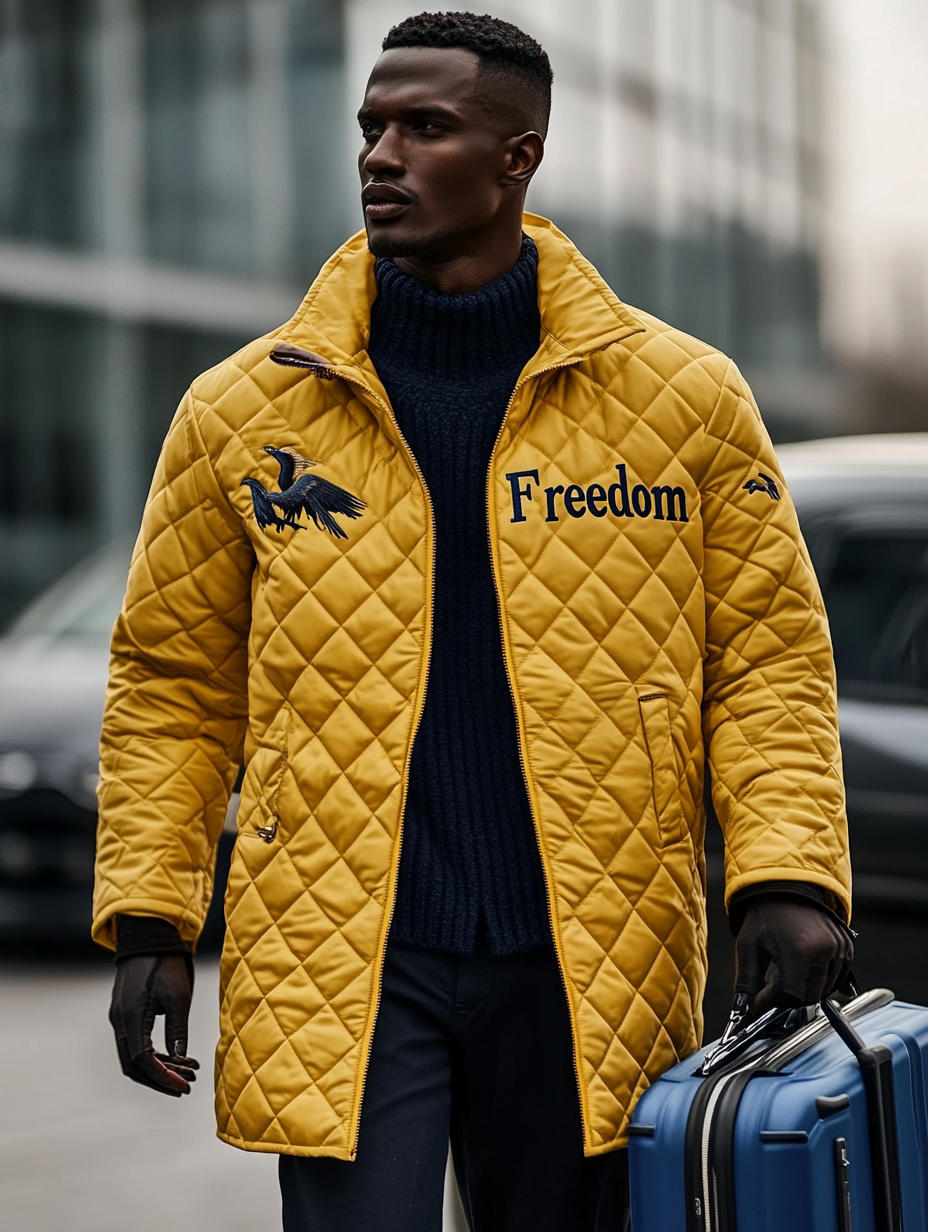 Men's Fashionable Design Leather Velvet Warm Design Jacket