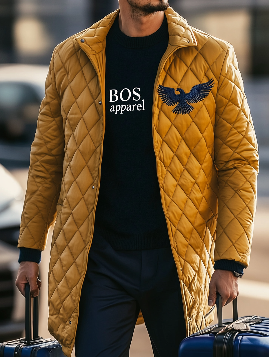 Men's Fashionable Design Leather Velvet Warm Design Jacket