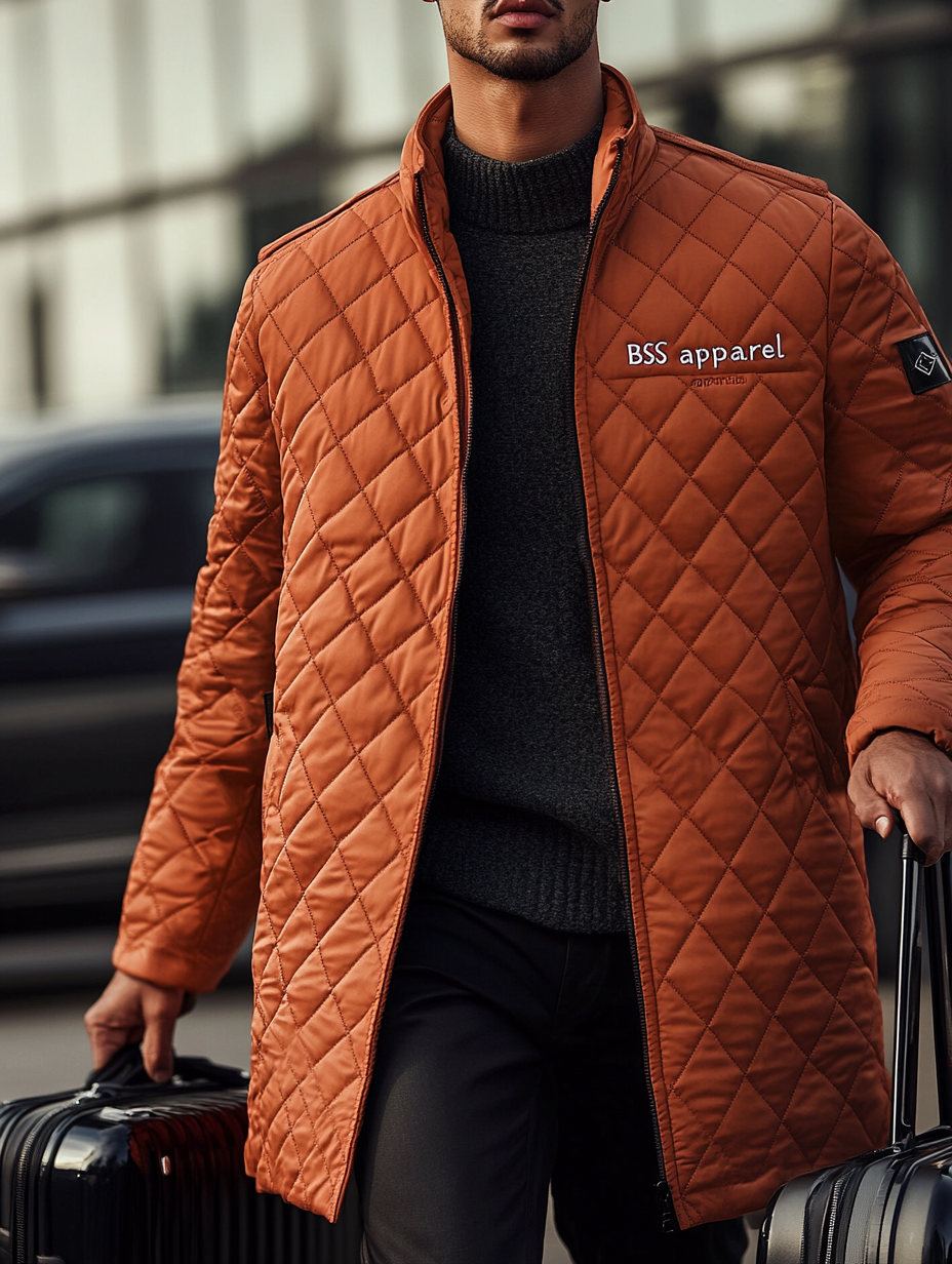 Men's Fashionable Design Leather Velvet Warm Design Jacket