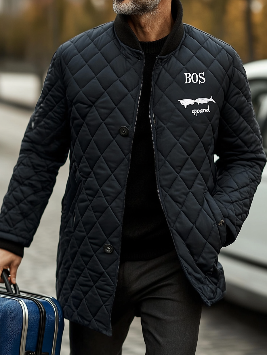 Men's Fashionable Design Leather Velvet Warm Design Jacket