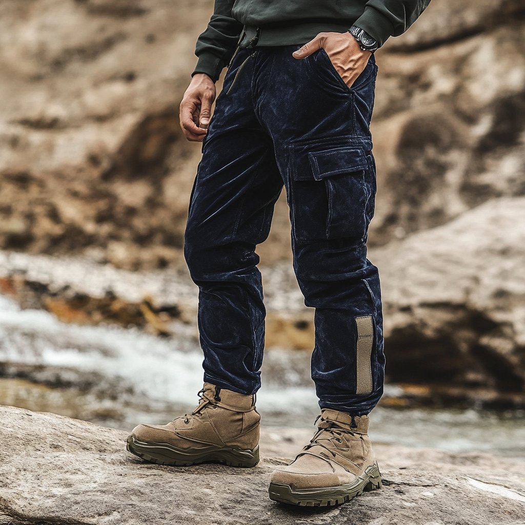 Men's Velvet Tactical Style Outdoor Pants