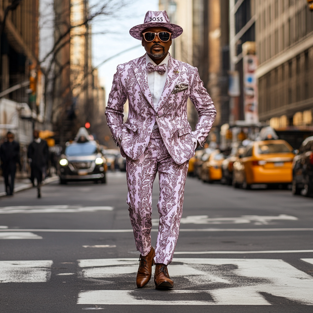 Men's L-10XL Plus Size Gentleman's Classic Business Banquet Suit