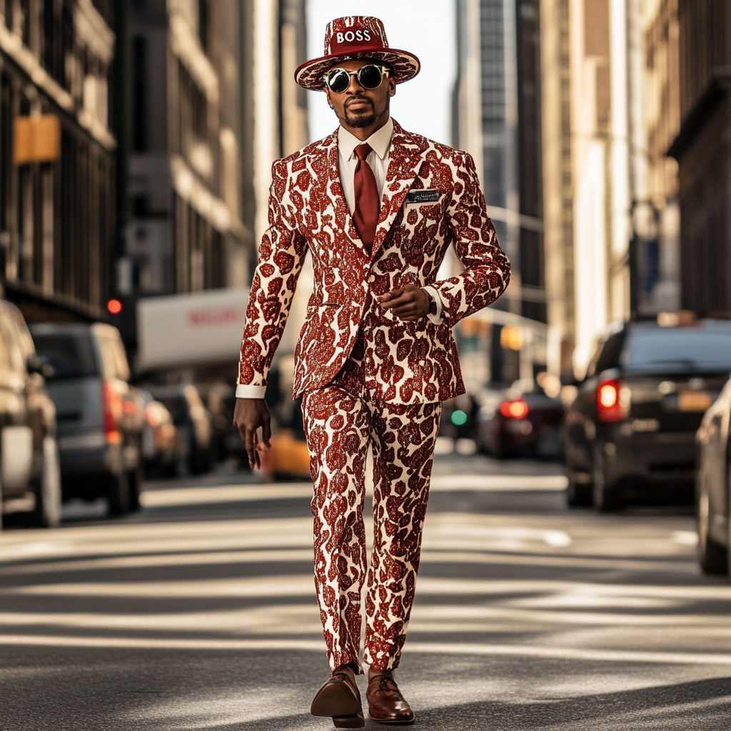 Men's L-10XL Plus Size Gentleman's Classic Business Banquet Suit