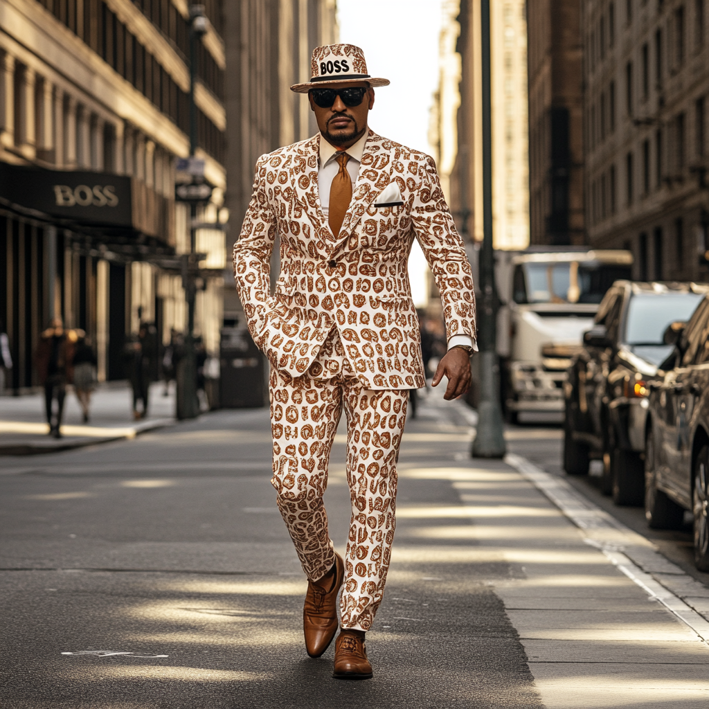 Men's L-10XL Plus Size Gentleman's Classic Business Banquet Suit