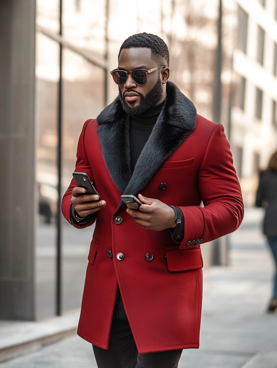 Unique casual Men's Luxury Business Casual Fashion Blazer Suit Coat Jacket