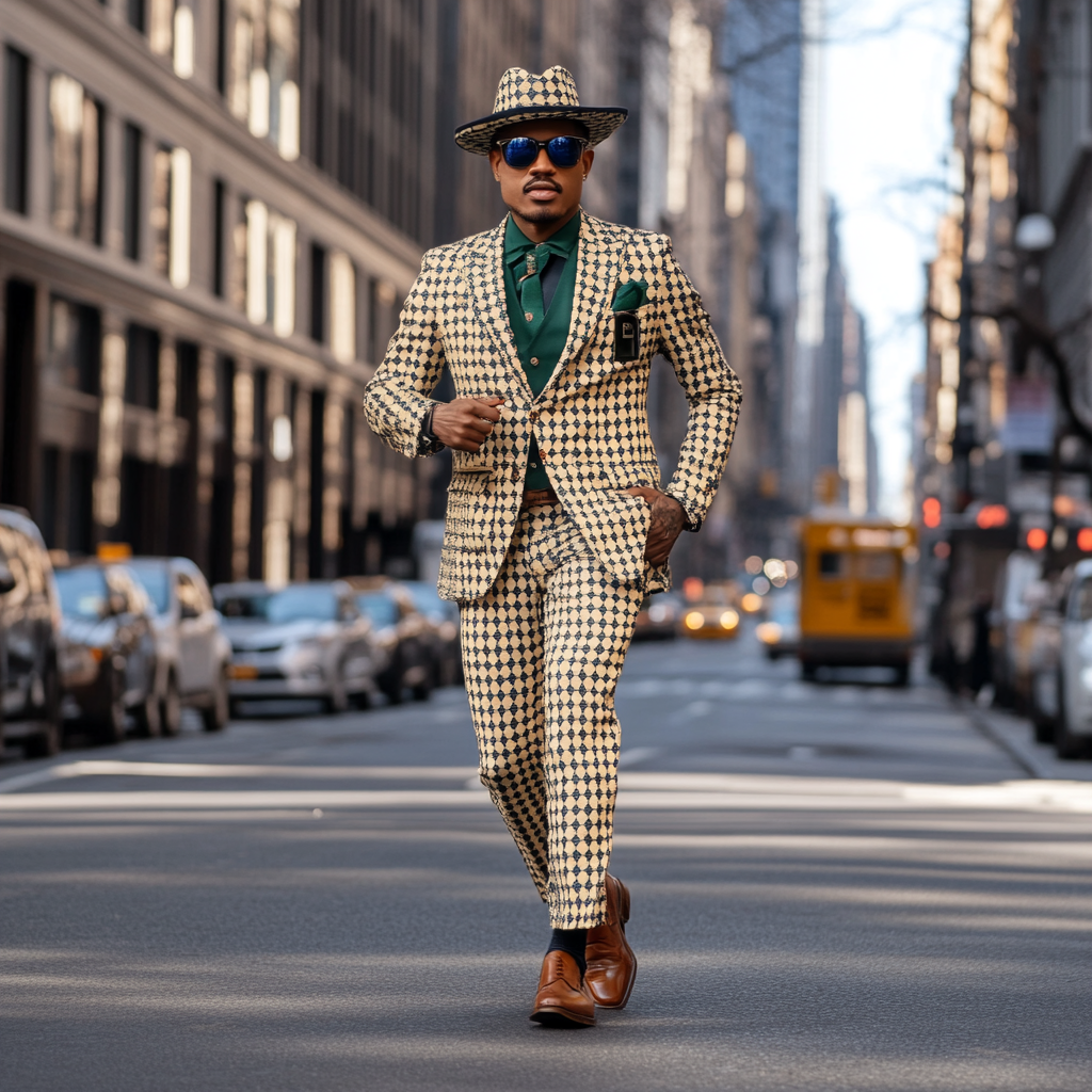 Men's L-10XL Plus Size Gentleman's Classic Business Banquet Suit