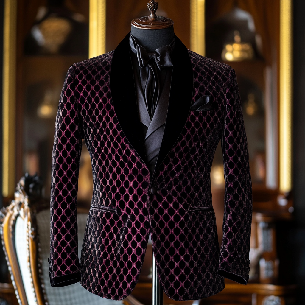 Unique embroidery business gentleman casual Men's Luxury Business Casual Fashion Blazer Suit Coat Jacket