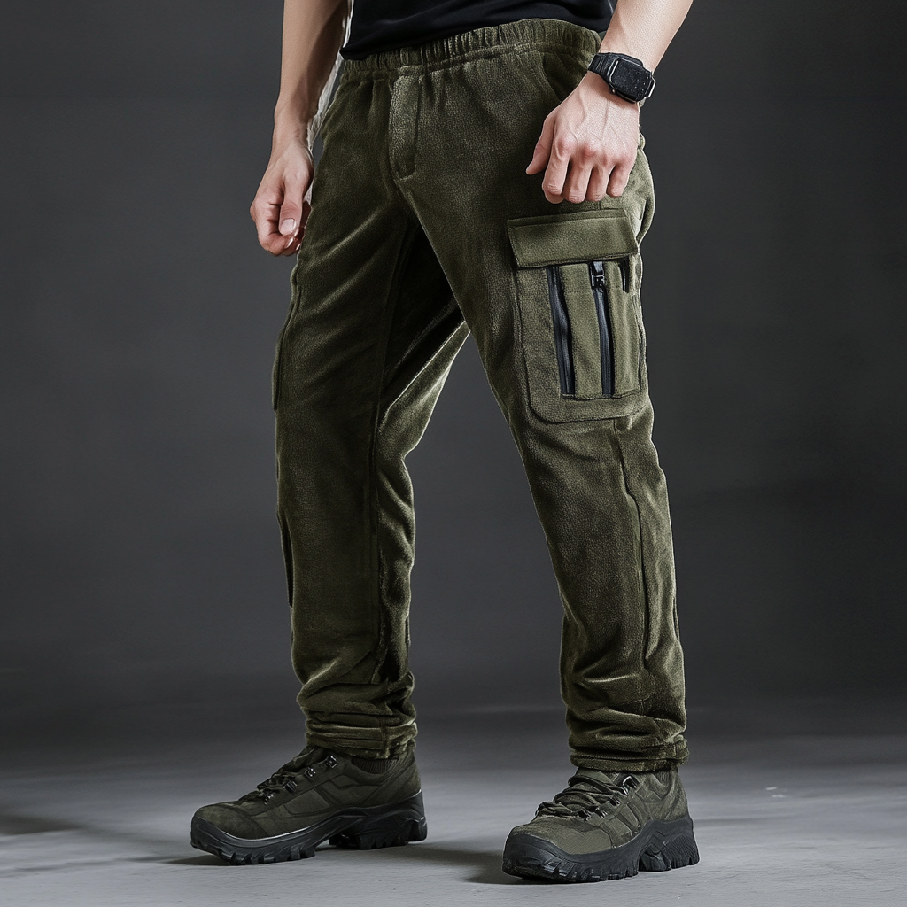 Men's Velvet Tactical Style Outdoor Pants