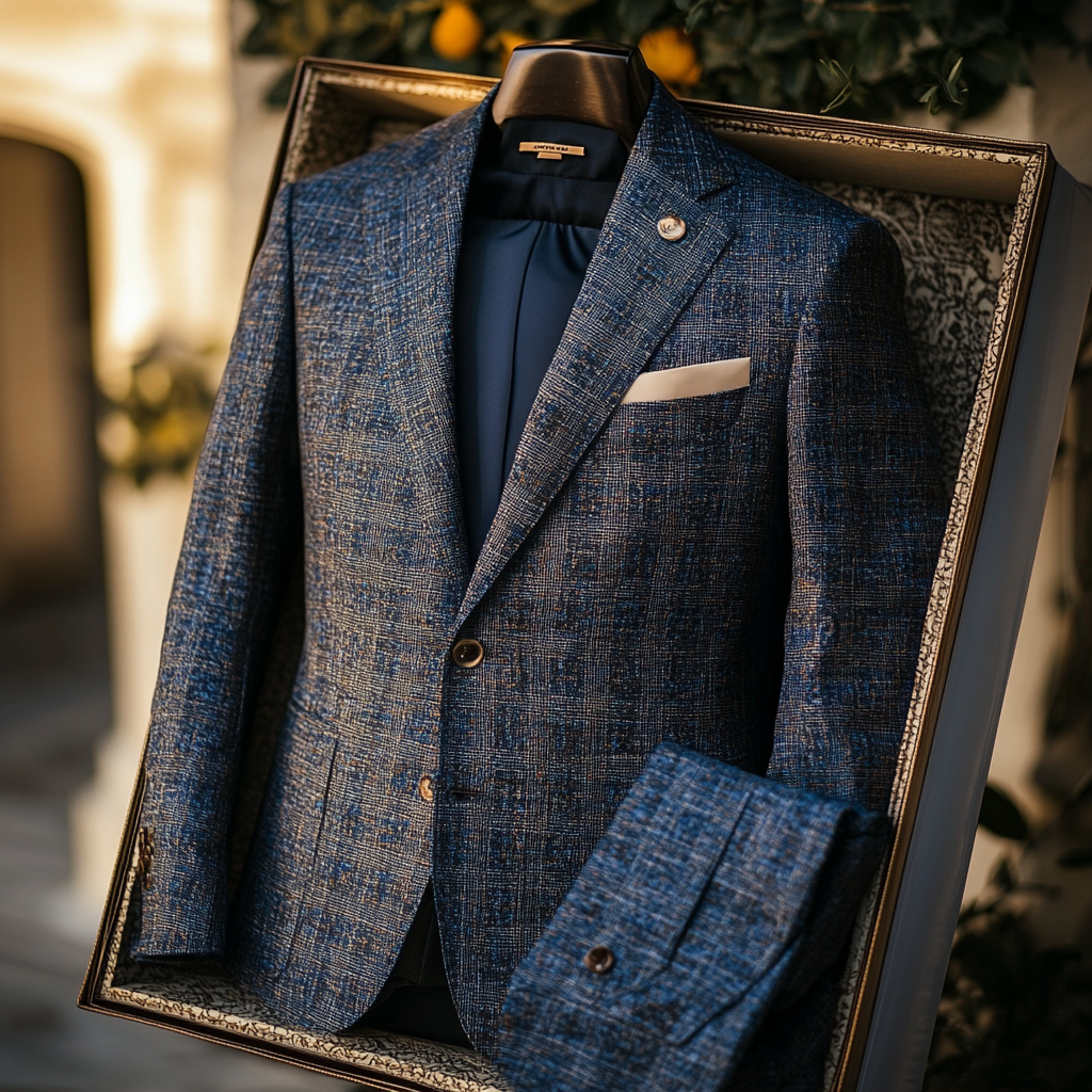 Unique embroidery business gentleman casual Men's Luxury Business Casual Fashion Blazer Suit Coat Jacket