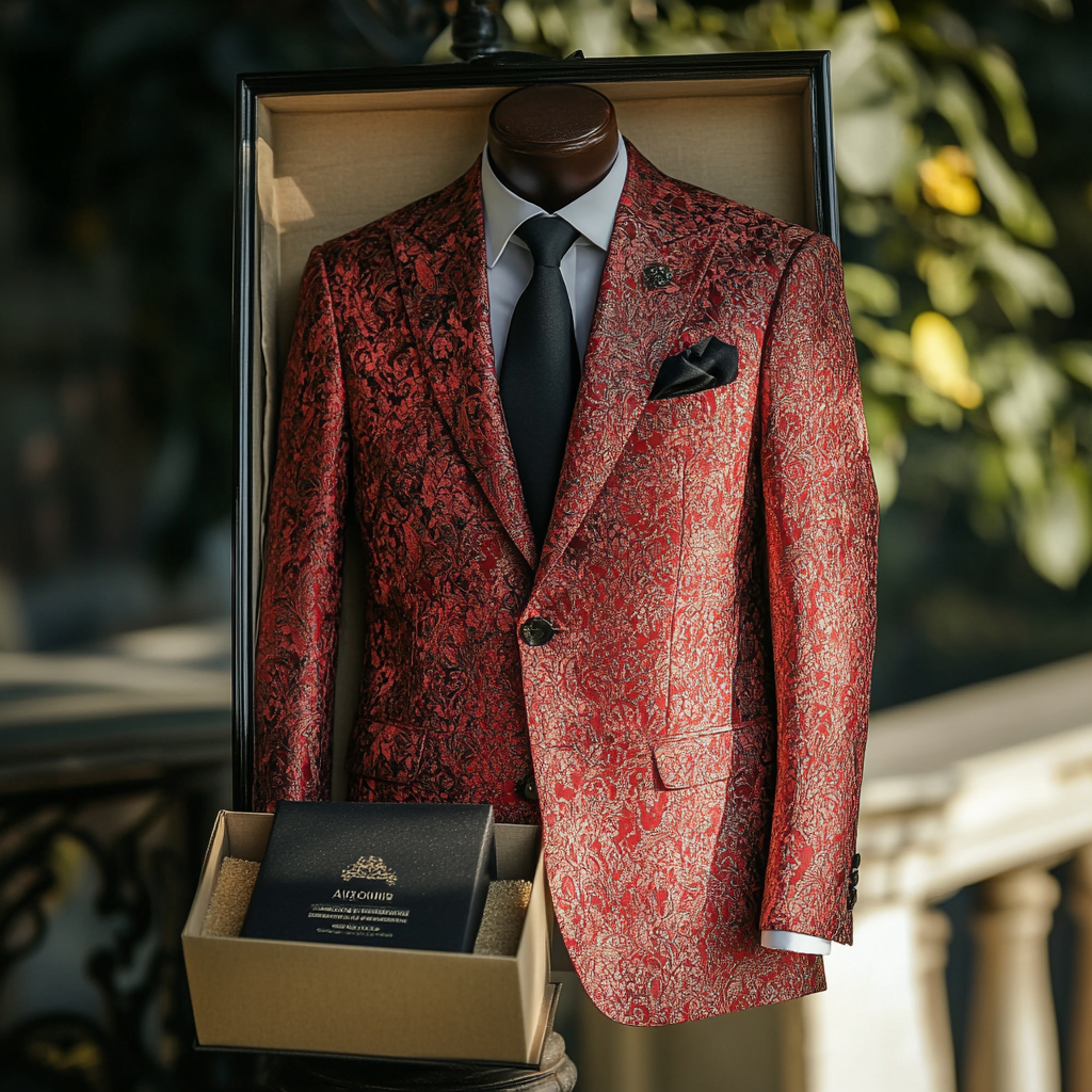 Unique embroidery business gentleman casual Men's Luxury Business Casual Fashion Blazer Suit Coat Jacket