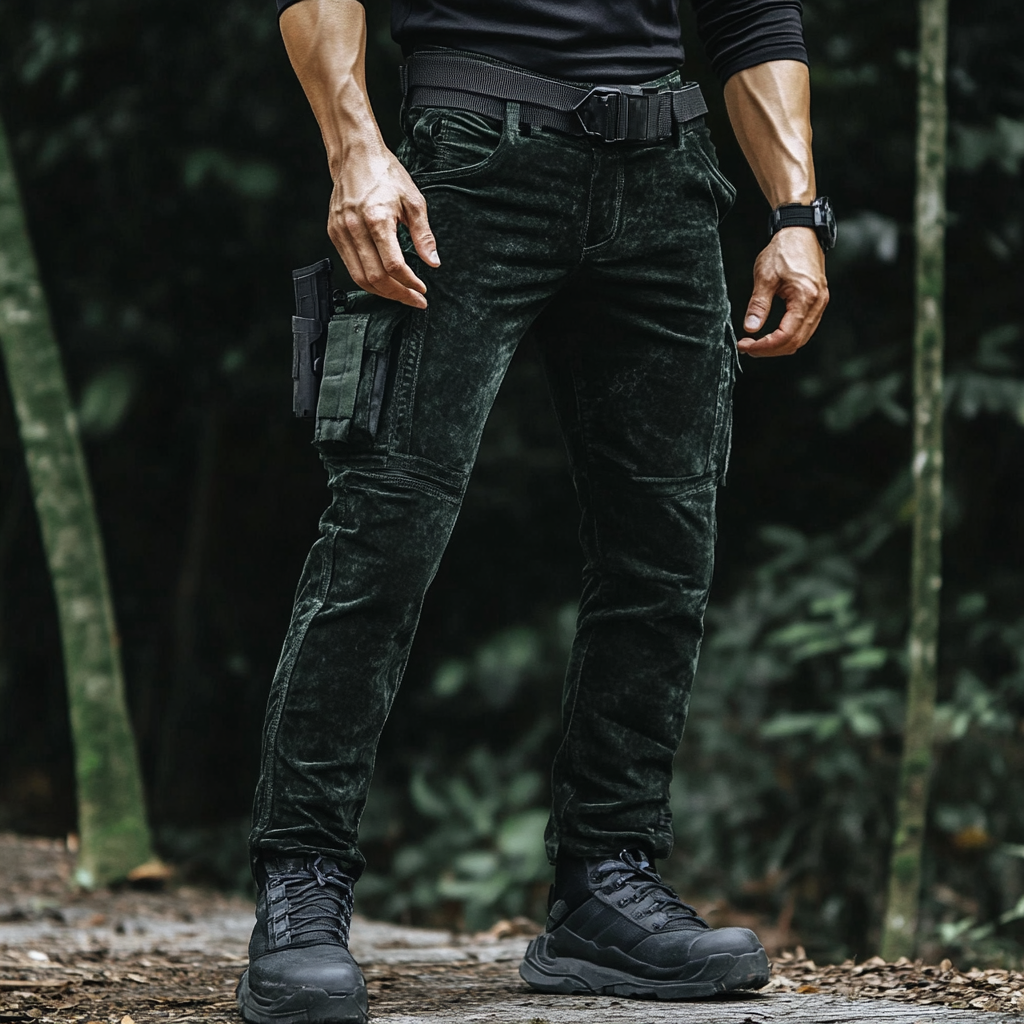 Men's Velvet Tactical Style Outdoor Pants