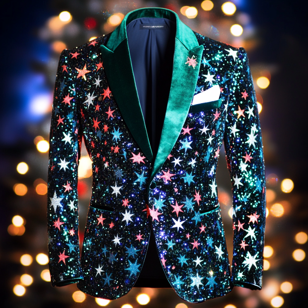 Unique embroidery business gentleman casual Men's Luxury Business Casual Fashion Blazer Suit Coat Jacket