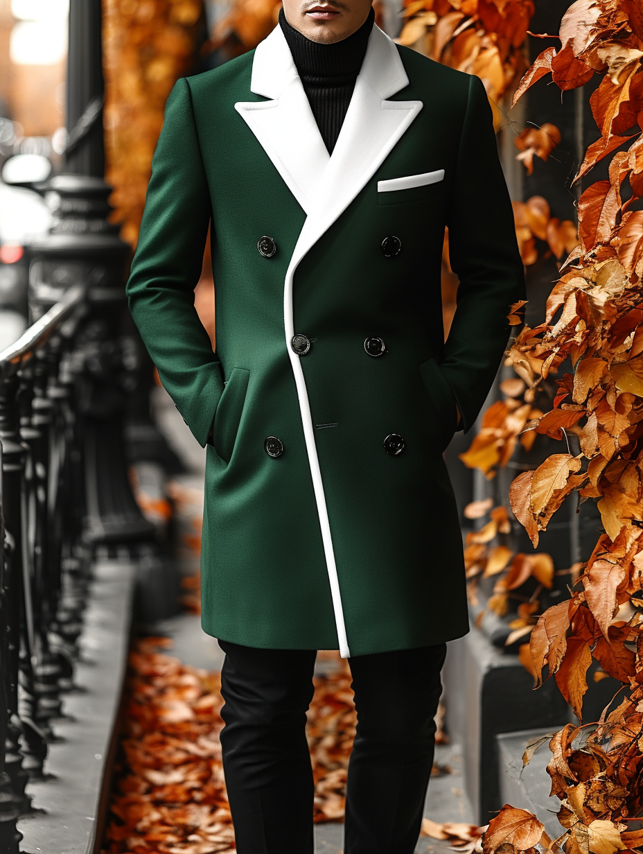 2024 Man Unique casual Men's Luxury Business Casual Fashion Blazer Suit Coat Jacket