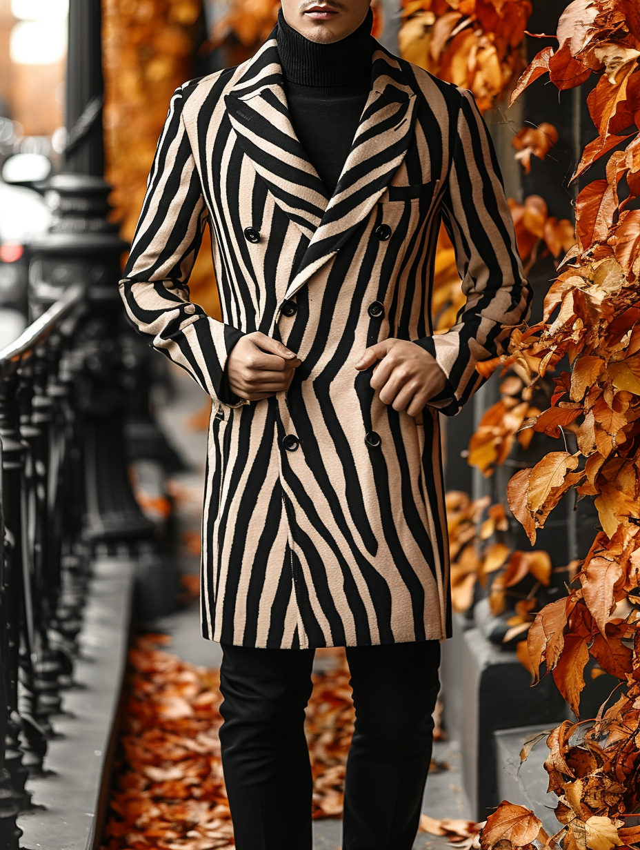 2024 Man Unique casual Men's Luxury Business Casual Fashion Blazer Suit Coat Jacket