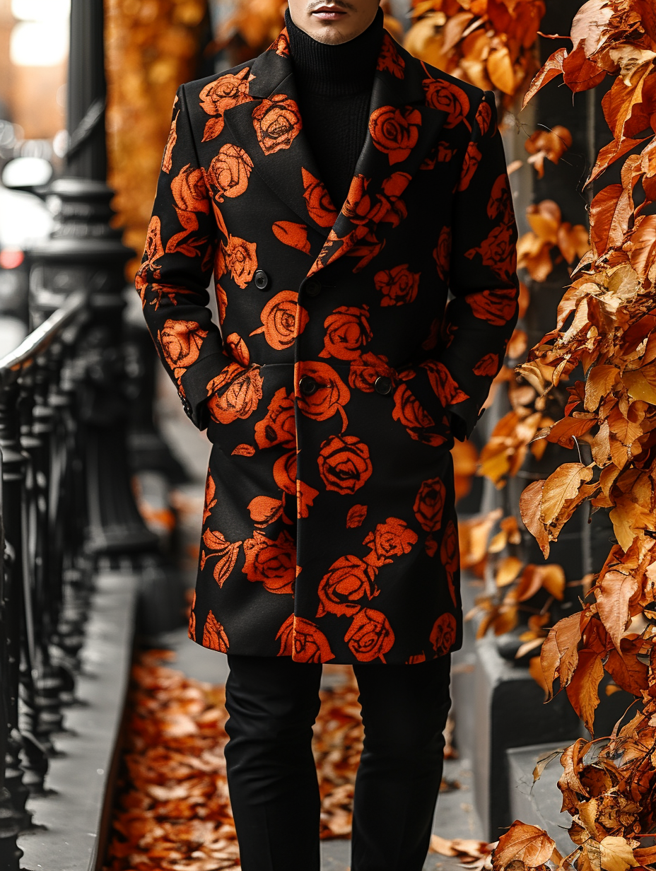 2024 Man Unique casual Men's Luxury Business Casual Fashion Blazer Suit Coat Jacket