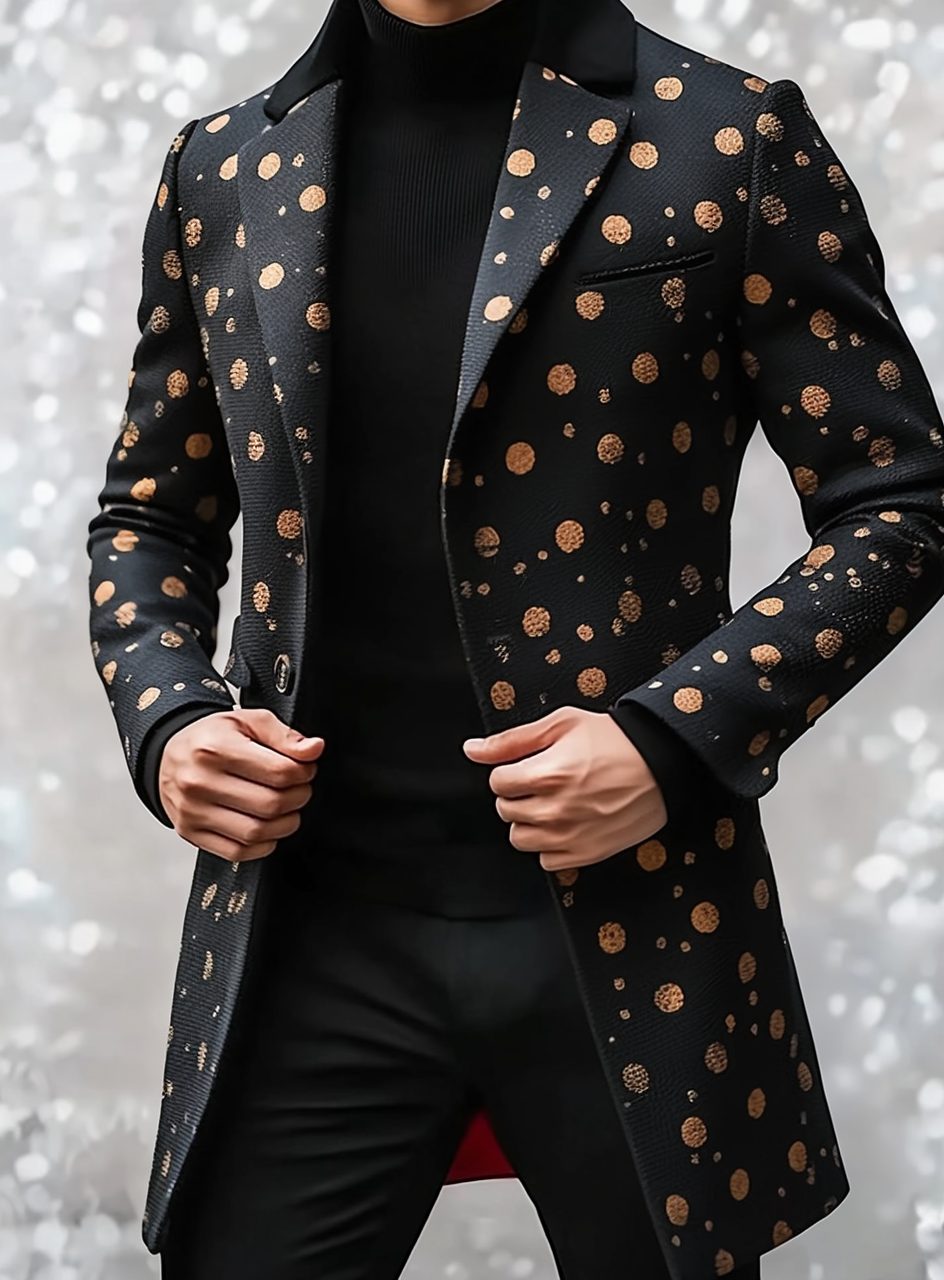 Unique casual Men's Luxury Business Casual Fashion Blazer Suit Coat Jacket