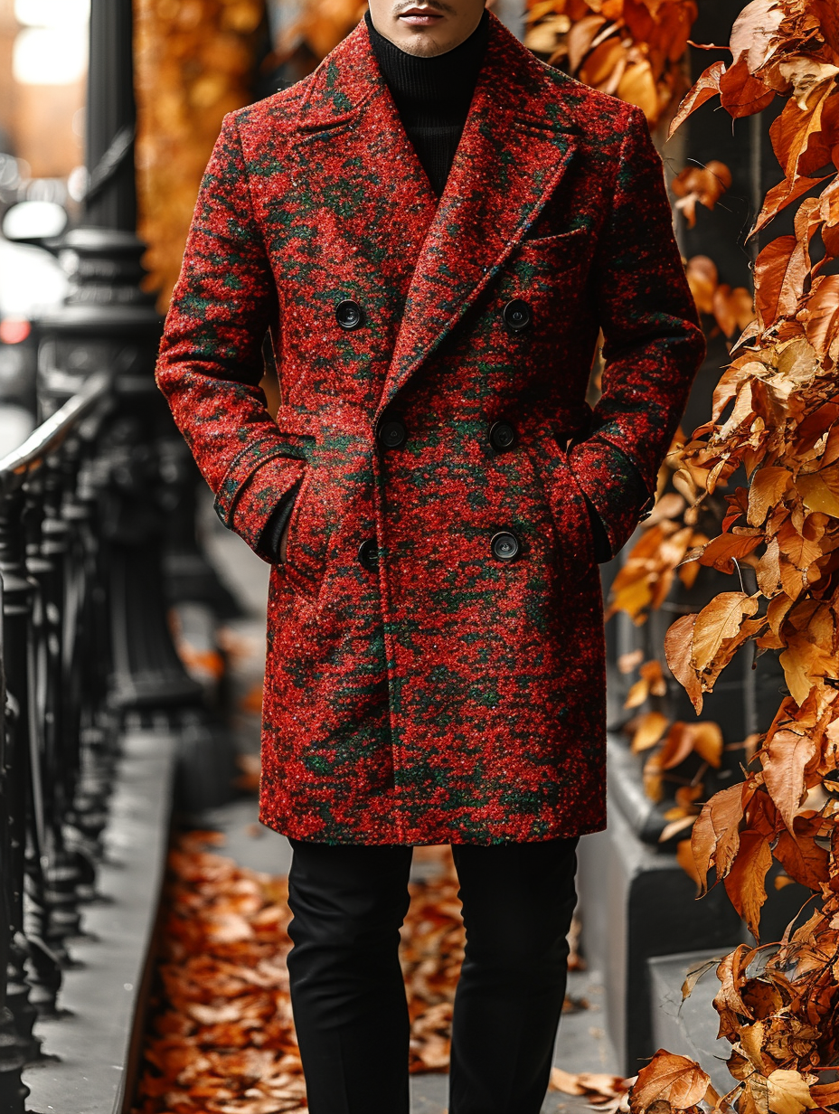 2024 Man Unique casual Men's Luxury Business Casual Fashion Blazer Suit Coat Jacket