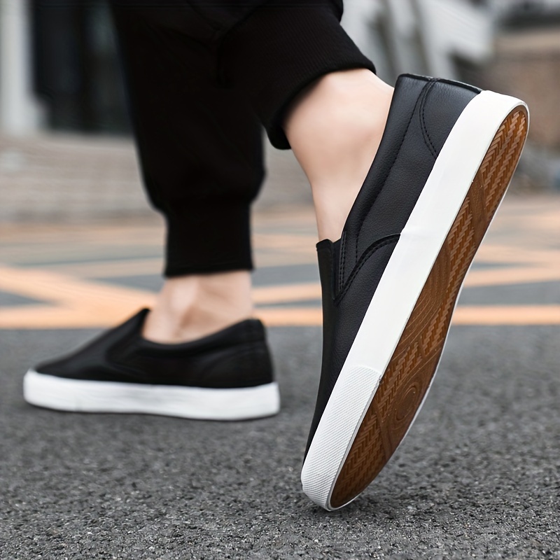 solid color slip sneakers men s trendy comfortable details 6