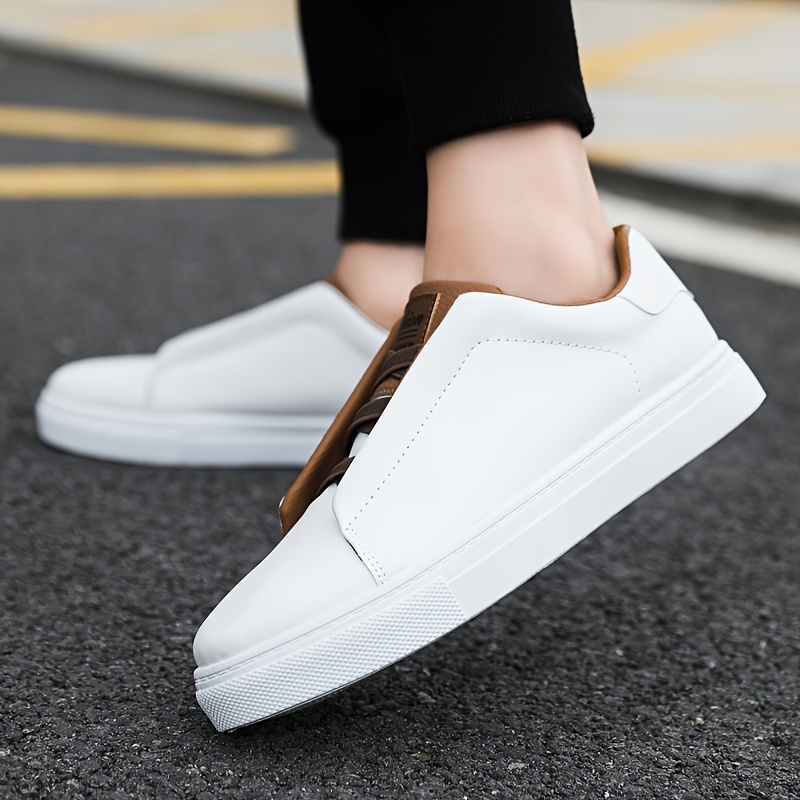 low top solid shoes men s slip pvc comfy outdoor walking details 12