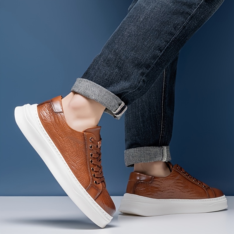 low top skateboard shoes rubber sole lace sneakers plus size details 7