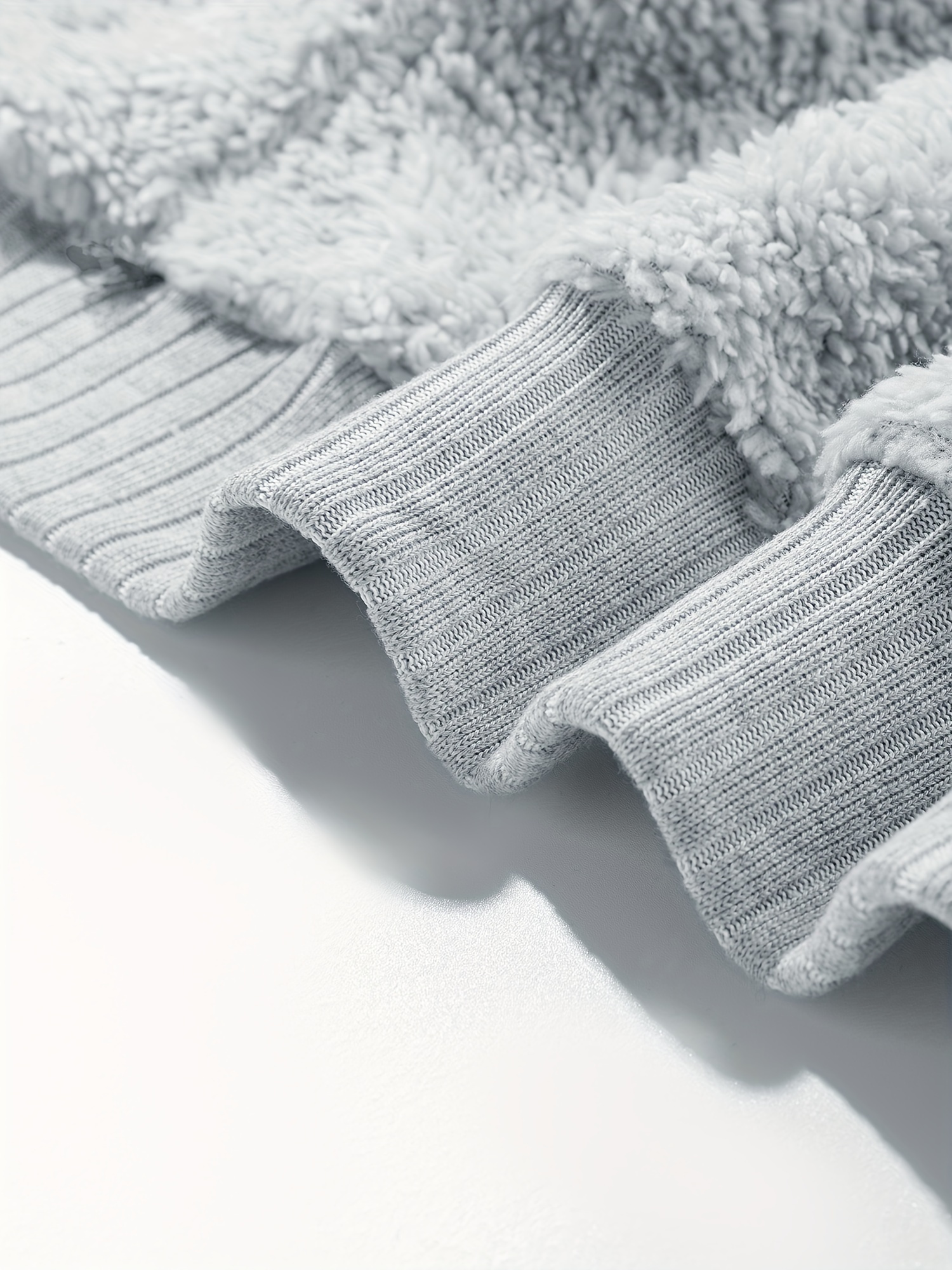 fashionable mens hoodies zipper contrast colors fleece winter jacket suitable for winter street outdoor comfortable warm and versatile details 16