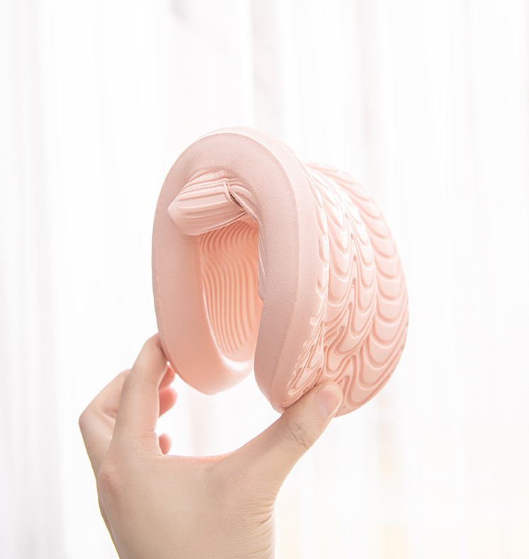 womens indoor slippers cartoon print eva slip on soft sole lightweight shoes womens footwear details 4