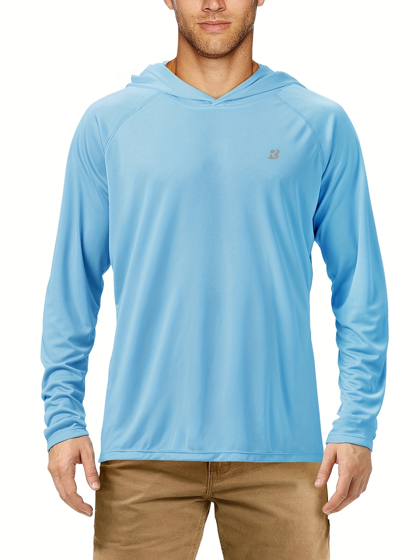   men wear simple fashion casual all in one hoodie upf 50 fishing shirts for men long sleeve uv sun protection hoodie outdoor hiking shirts details 14