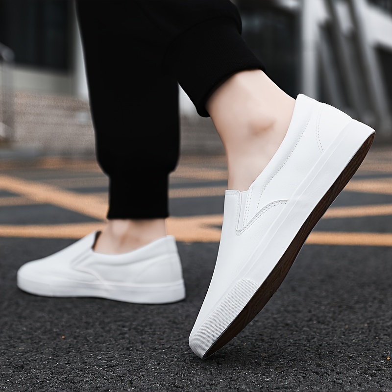 solid color slip sneakers men s trendy comfortable details 7