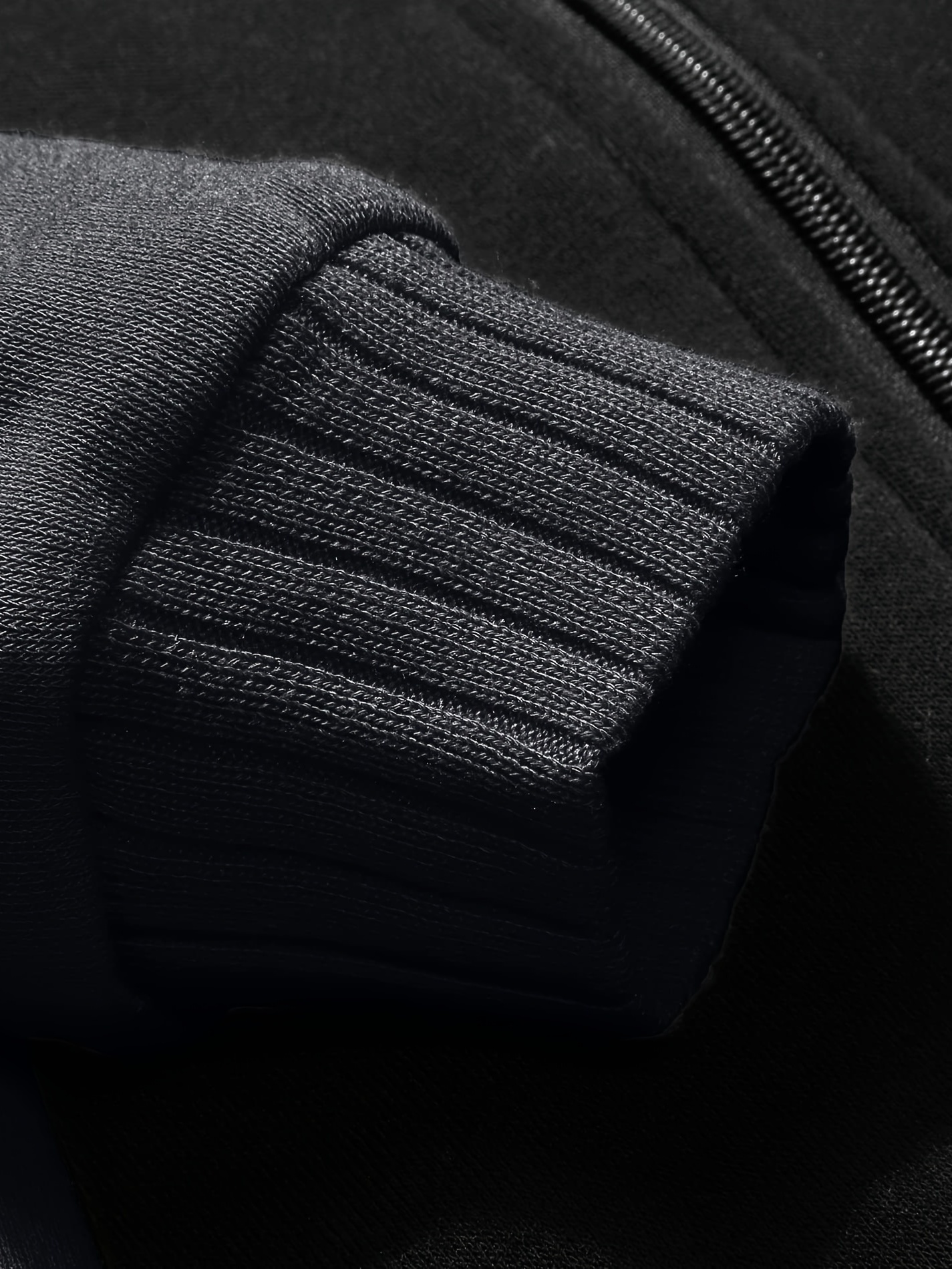 fashionable mens hoodies zipper contrast colors fleece winter jacket suitable for winter street outdoor comfortable warm and versatile details 32